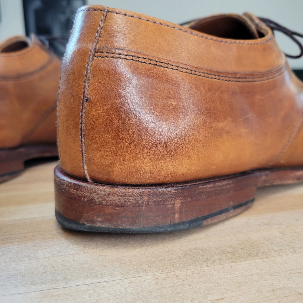 Allen Edmonds Mens Charleston Oxford Brown Leather Shoes Size 10.5 3E Wide EEE - Picture 14 of 16